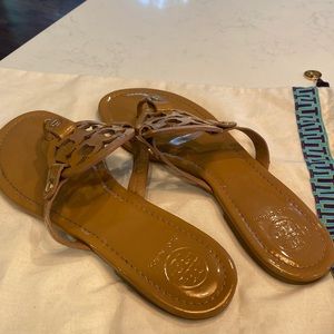 Tory Burch Miller Patent Leather Sandals